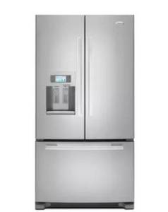 lot 20763 image: Whirlpool French Door Refrigerator  - Retail $2,000