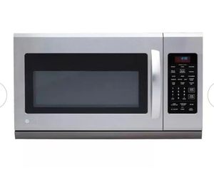 lot 20780 image: LG LMH2016ST Over the Range Microwave Oven  - Retail $400