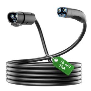 lot 245 image: Otytkgo Extension Cord for Tesla, 16.4FT 50A 240V Tesla Charger Extension Cable with NACS Plug, Compatible with Model YX3S, Level 12 Charger Extension for Mobile Connector & Wall Connector - Retail $140