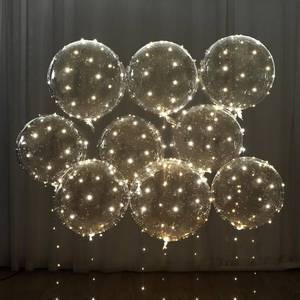 lot 251 image: Light Up LED Balloons 12 Pack �� 22 Clear Bobo Balloons with 10ft Warm White LED String Lights, 3 Light Modes, Batteries Included �� Perfect for Parties, Weddings, Christmas & Outdoor Decorations - Retail $17