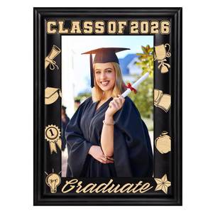 lot 256 image: PETCEE 2026 Graduation Gifts Picture Frame - Class of 2026 Junior High School University College Graduation Photo Frames for Graduates Girls Boys Daughter Son for Her Him - Retail $8