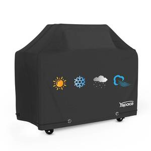 lot 279 image: YSPACE 42 Inch Grill Cover for Outdoor Gas Grills, Water-Resistant Polyester BBQ Cover with Bottom Drawstring, Universal Fit for 2-3 Burner Grills - Retail $1,475