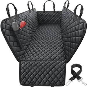 lot 280 image: URPOWER Dog Car Seat Cover for Pets 100% Waterproof Seat Cover Hammock 600D Heavy Duty Scratch Proof Nonslip Durable Soft Back Seat Covers for Cars Trucks and SUVs - Retail $40