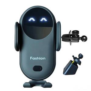 lot 324 image: Carrotech Wireless Car Charger Mount, Cute Car Phone Holder, Automatic Clamping Air Vent Dashboard Smart Phone Holder for iPhone 1514131211XSXR8, Samsung S23222120Note 20, etc (Black) - Retail $21