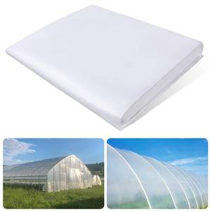 lot 342 image: laapee Greenhouse Plastic Sheeting 6.5 x 19.7 6 Mil, Clear UV Resistant Heavy Duty Polyethylene Film, Thick Greenhouse Cover for Garden, Farm, Agriculture - Retail $15