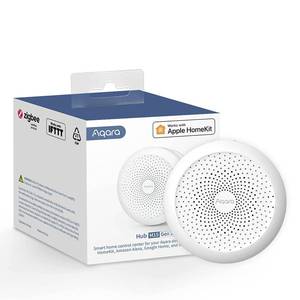 lot 360 image: Aqara Hub M1S Gen 2, Zigbee 3.0 Gateway, Smart Home Bridge for Alarm System - Retail $60