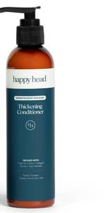 lot 371 image: Happy Head Hair Conditioner for Men & Women with Biotin, Argan Oil, Collagen & Keratin, Daily Hair Care Routine for All Hair Types, Hydrating & Frizz Control Set for At Home Use - Retail $69