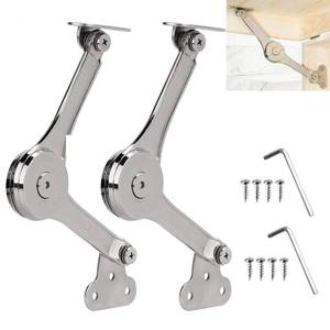 lot 385 image: Toy Box Hinges Soft Close, Heavy Duty Crate Soft Close Hinges - Retail $15