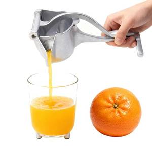 lot 389 image: Manual Juicer, Hand Juicer Squeezer, Lemon Squeezer, Fresh Fruit Juice Extractor, Ergonomic Grip & Easy To Clean �� Ideal For Fruits (Orange, Pomegranate, Lime, Grapefruit)  Home Kitchen Must-Have - Retail $10