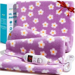 lot 405 image: ALLJOY King Size Heating Pad for Back Pain Relief, 33x 17 Extra Large Heating Pad for Period Cramps, Mothers Day Gifts for Mom, Heating Pad for Neck and Shoulders and Back with Auto Shut Off Timer - Retail $288