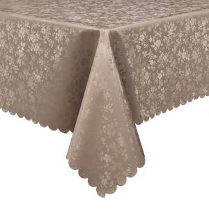 lot 429 image: Smiry Rectangle Table Cloth, Waterproof Heavy Duty Vinyl Tablecloths, Wipeable Washable Table Cover for Kitchen and Dining Room (Taupe, 60 X 84) - Retail $26