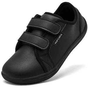 lot 471 image: Harcent Kids Wide Barefoot Shoes Boys Girls Minimalist Zero Drop Lightweight Fashion Sneakers Black Little Kid Size 12,(1 Pair) - Retail $14