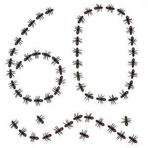 lot 499 image: HFATMOS 60 Pcs Big Realistic Ants Prank Plastic Black Ants for Halloween Party Favors Decoration Supplies - Retail $8