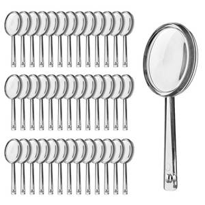 lot 569 image: OBTANIM 40 Pack Mini Handheld Magnifying Glasses Plastic Portable Hand Lens 5X Reading Magnifier for Senior and Kids Home Outdoor Use - Retail $10