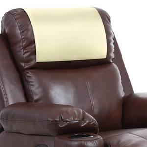 lot 575 image: wuwumiline Recliner Headrest Protector, Non-Slip Faux Leather Headrest Cover  Waterproof & Washable  for Recliner Chair, Sofa, Office & Theater Seats 17x27 in (Beige Leather) - Retail $20