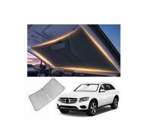 lot 615 image: Windshield Sun Shade for Mercedes-Benz Glc Front Window Shades Cover for 2010-2024 2025 2026 Glc Windshield Sun Visor Protector Car Accessories - Retail $12