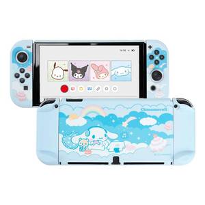 lot 620 image: Kuitmor Protective Shell for Switch OLED,Slim Kawaii Cartoon Dockable Cover Case Compatible with Switch OLED,Anti-Scratch and Shock-Absorption Design Cover Skins(Cinnamoroll) - Retail $21