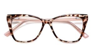 lot 621 image: LKEYE Oversized Reading Glasses Women Cat Eye Computer Blue Light Blocking Reader Stylish Ladies Designer Fashion Large Unbreakable Eyewear 2pack Champagne Tortoise Pink LK6042 2.0 Strength - Retail $19