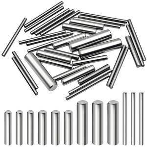 lot 669 image: 50 Pcs 304 Stainless Steel Dowel Pin, 4 Sizes - M2 M3 M4 M6 Cylindrical Shelf Support Peg Pin Rod Fasteners for Metal Devices Wood Furniture DIY Installation, Silver - Retail $6