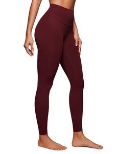 lot 695 image: CRZ YOGA Butterluxe Leggings 28 Red Merlot X-Small - Retail $32