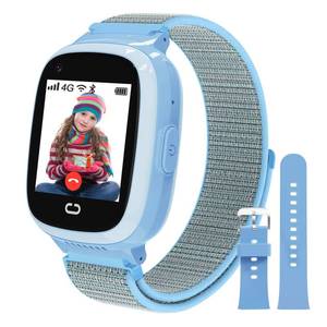 lot 716 image: MISSING CHARGER PTHTECHUS 4G Kids Smart Watch Kids GPS Watch with Video Call Voice Chat WiFiGPSCall SOS Chat Bluetooth Camera Music Alarm Clock, Wrist Watch for 5-12 Girls Boys