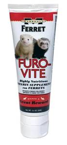 lot 763 image: Marshall Pet Products Furo-Vite Highly Nutritious Vitamin Supplement Paste, for Ferrets of All Ages, for Training and Support, 3.5 oz - Retail $15