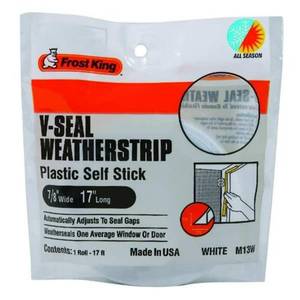 lot 771 image: Weatherstrip, 17 ft, White - Retail $5