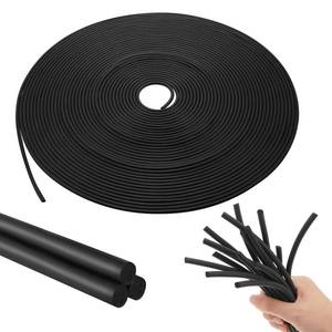 lot 828 image: Frienda Backer Rod Foam Rubber Caulk Saver Concrete Expansion Joint Filler Weather Strip Seal for Gaps and Joints (Black,18 Inch X 50 ft) - Retail $10