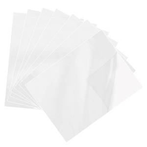 lot 835 image: Yeachlaing Printable Transparent Sticker Paper, Laser & Inkjet Printable 8.5 x 11 Inches Dries Quickly Stickers Clear Label 22 pcs - Retail $8
