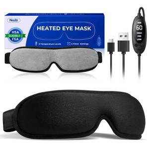 lot 956 image: Heated Eye Mask for Dry Eyes FSA&HSA Eligible, Stable Warm Compress for Tired Eyes, Stye & Blepharitis Relief �� with Temperature & Timer Control, USB-Powered �� Ideal for Sleep, Office & Travel - Retail $4,318