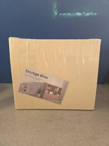lot 959 image: Four Pack Fabric Storage Bins - Retail $0
