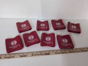 lot 8 image: IAMAW International Association of Machinists Aerospace Workers 8 Red Promotional Koozies