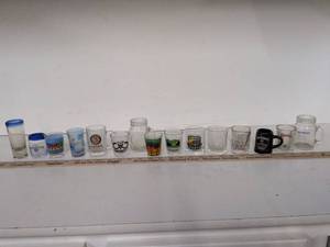 lot 42 image: Mixed Promotional Shot Glasses and Drinkware Lot 15 Pieces