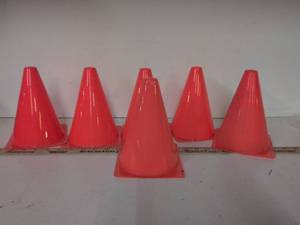 lot 63 image: Plastic Cones - 6 Pack Lot