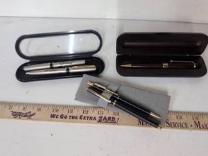 lot 65 image: Corporate Express Ballpoint Pens Lot of 3 in Cases