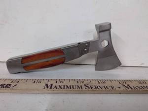 lot 90 image: Sheffield Multi-Tool Axe with Wood Handle