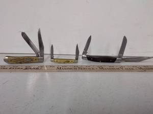 lot 92 image: Case & Winchester Folding Pocket Knives