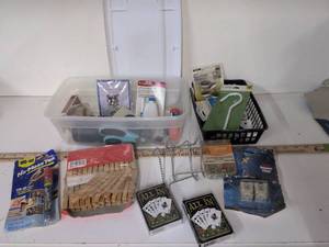 lot 99 image: Household Supplies Lot Sewing Hardware Tools Accessories