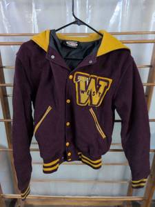 lot 107 image: Early 1990s West high girls cheer Letterman jacket
