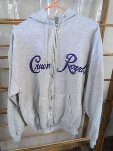 lot 111 image: Jerzees Crown Royal Full Zip Hoodie Sweatshirt XL