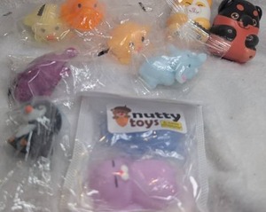 lot 1500 image: Nutty Toys Small Animal Squish Toys Assorted&nbsp