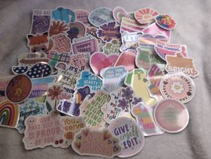 lot 1503 image: Motivational Sticker Pack Bundle Inspirational Quotes Graphics 50 Pieces