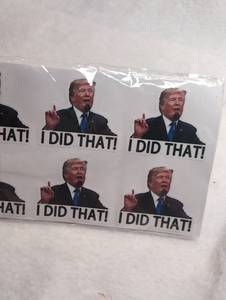lot 1505 image: Trump I Did That Stickers 100 Pieces