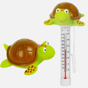 lot 1603 image: Floating Pond Filter with Thermometer - New