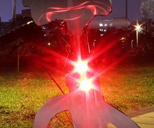 lot 1900 image: Red Bike Lights - 2 ct