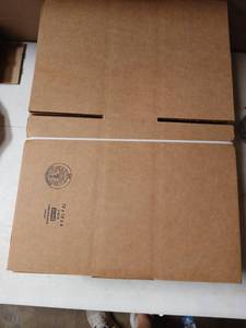 lot 5401 image: ULINE Corrugated Cardboard Shipping Boxes 12 x 12 x 4   25Bundle