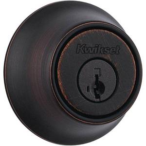 lot 19437 image: Kwikset 660 11P SMT CP K6 V2 Security Single-Cylinder Deadbolt  Venetian Bronze - Quantity 1 Construction & DIY Use  Standard Hardware Spec - Retail $43
