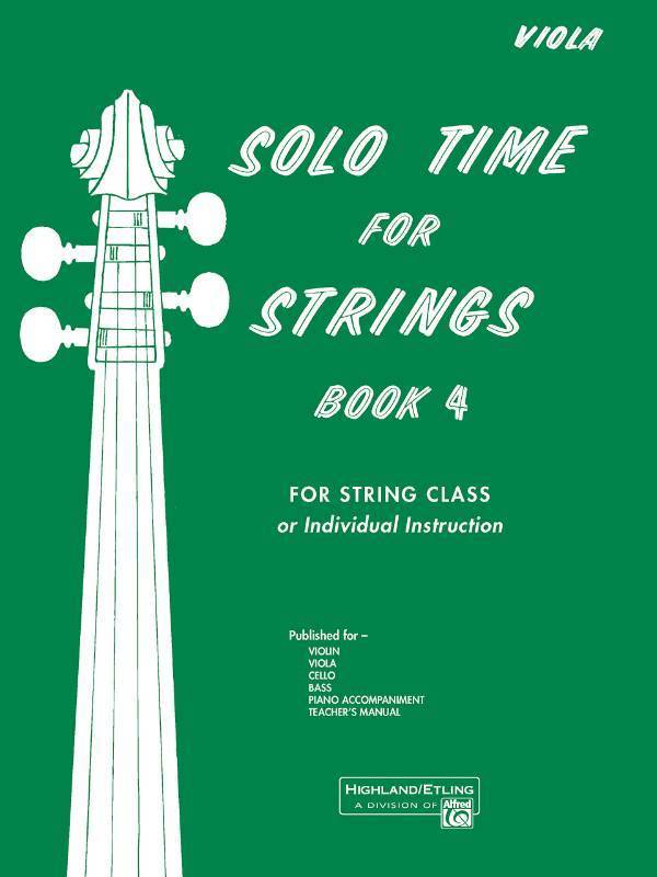 lot 36931 image: Solo Time For Strings, Bk 4 Viola (2Books)