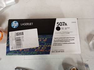 lot 7551 image: HP LaserJet 507A Black Print Cartridge CE400A