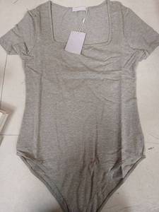 lot 15453 image: Mango Pop Short Sleeve Bodysuit Small Gray